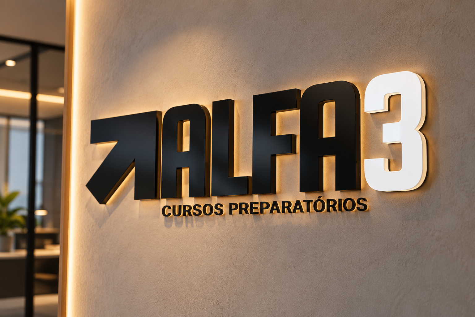 Fachada da ALFA3 Cursos Preparatórios